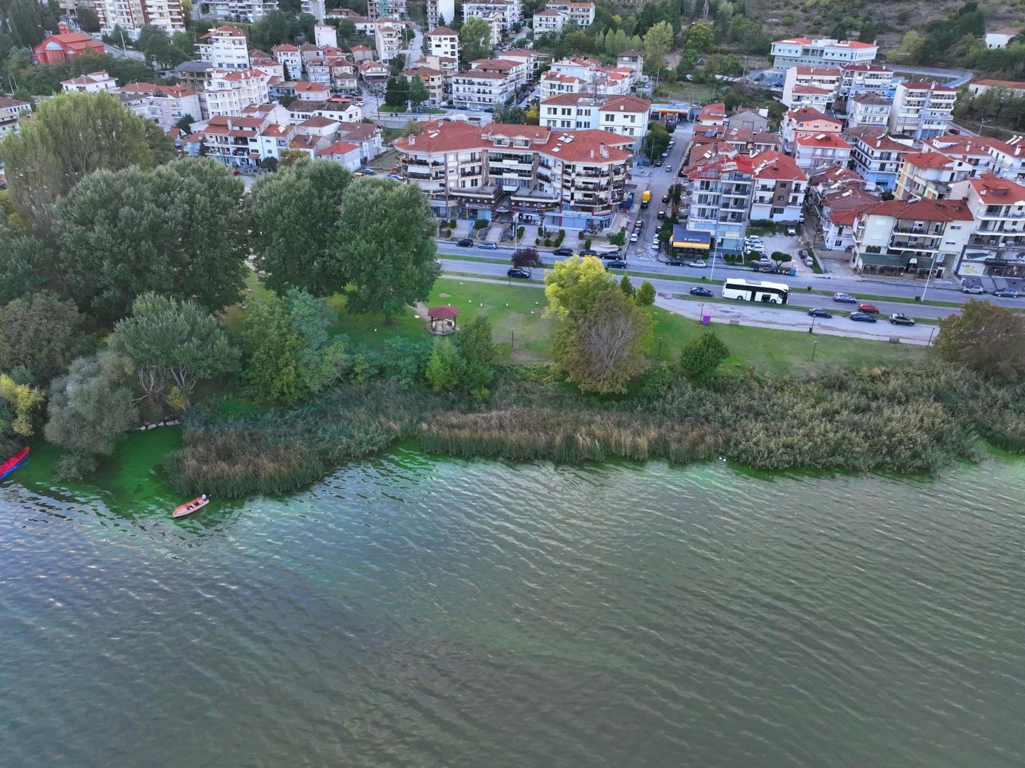 Swan Lake Front Apartment Kastoria Exterior photo